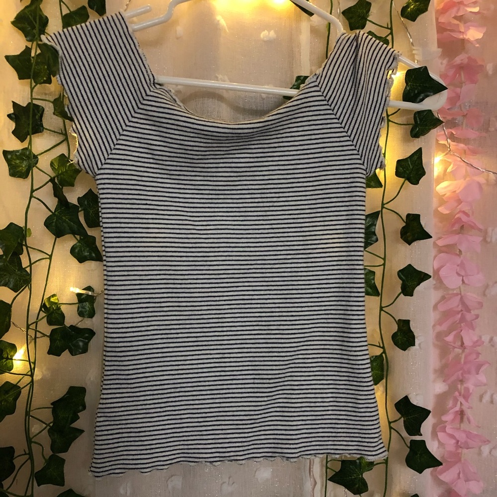 Striped Stretchy Top